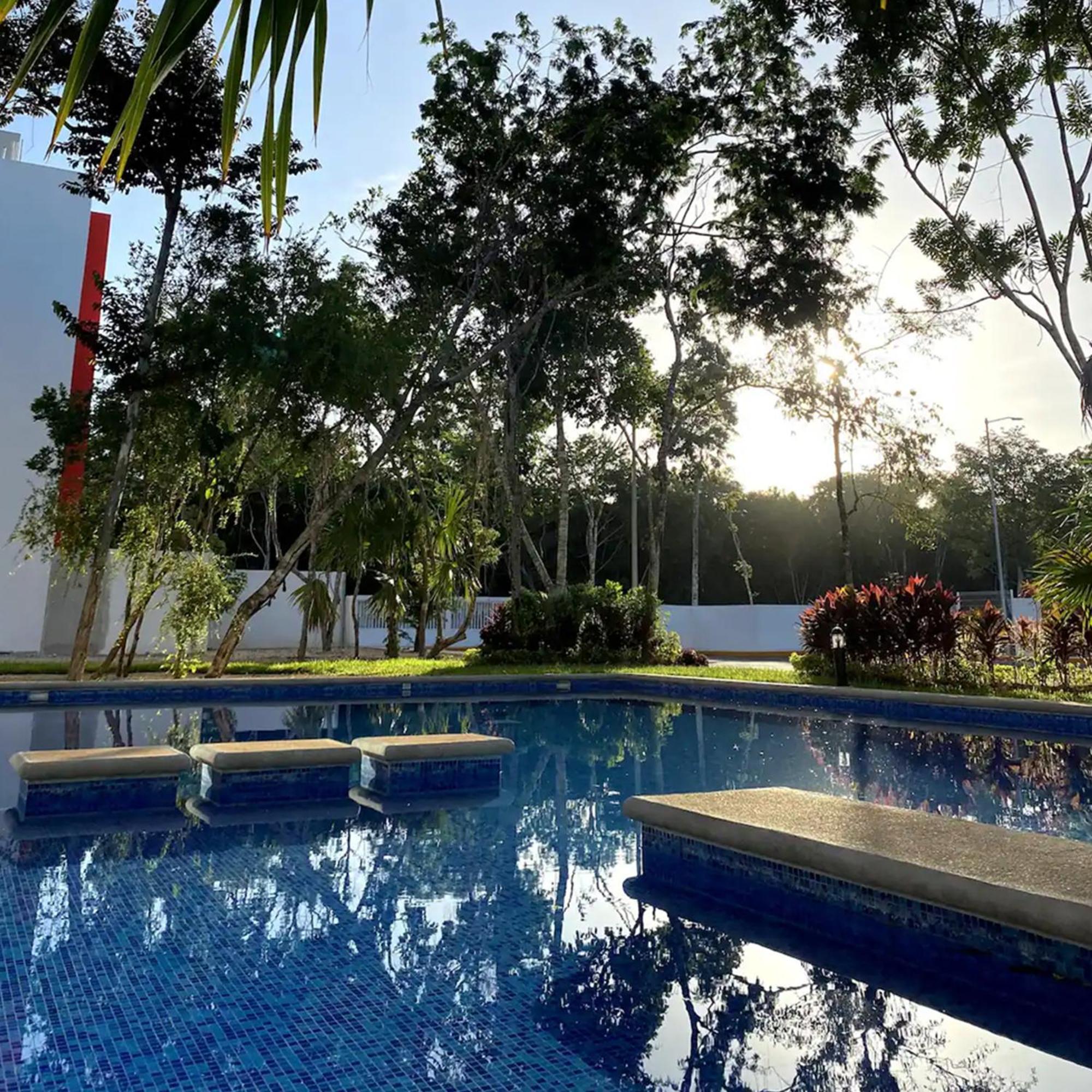 Bonito Departamento En Privada Con Alberca Cancún Exterior foto